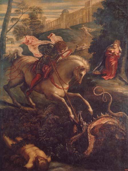 St.George and the Dragon, Jacopo Tintoretto